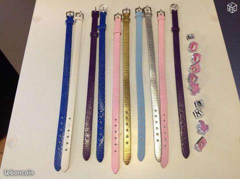 Lot bracelets colorés N°5