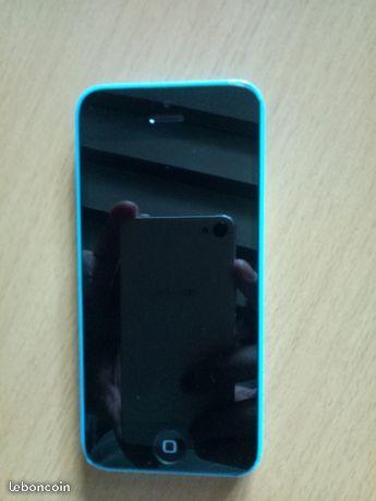 IPhone 5C bleu bon état pas cher