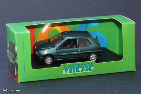 Miniature Peugeot 106 coloris vert - VITESSE