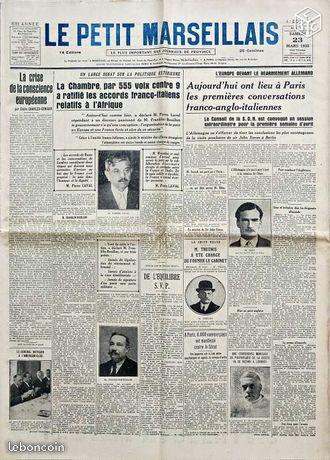 LE PETIT MARSEILLAIS 23 Mars 1935