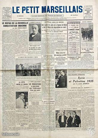 LE PETIT MARSEILLAIS 20 Février 1935