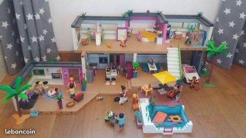 Maison moderne Playmobil complète
