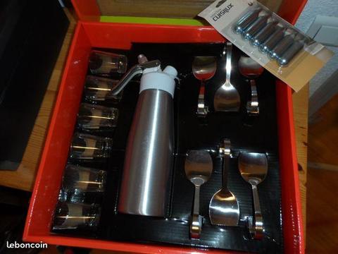 Coffret Siphon verrines Neuf