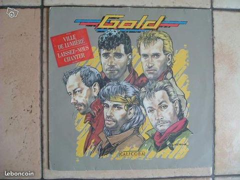 GOLD disque vinyle, 33 tours,calicoba,1986