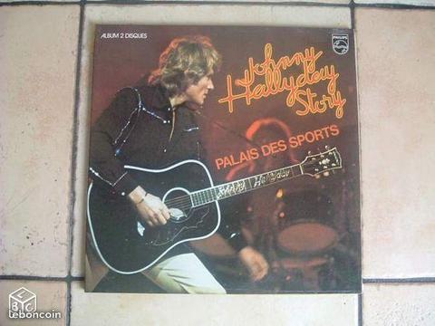 Double vinyle album 33 tours Johnny HALLYDAY 1976