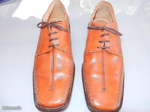 Chaussure de ville homme tout en cuir