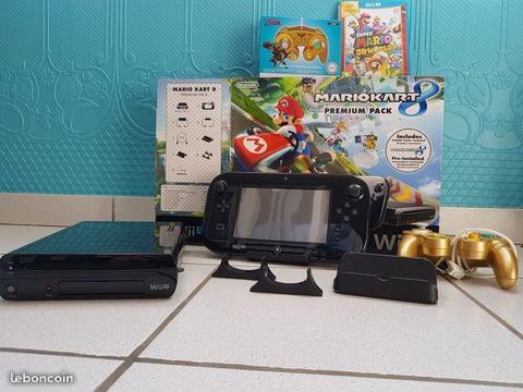 Wii U noir 32 Go avec 2 jeux