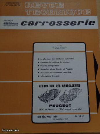 Revue technique carrosserie Peugeot 404 et 204