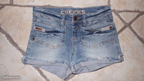 Flo12 short jean - creeks - t34