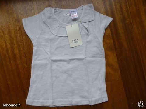 Tee-shirt Zara baby 24/