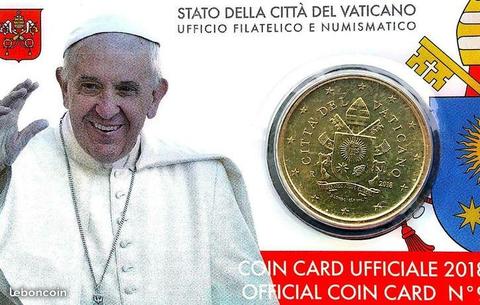 Coin card vatican 201