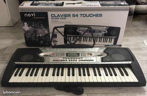 Piano Synthétiseur Clavier 54 touches TBE