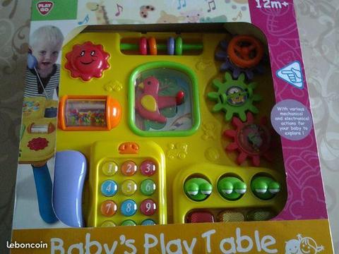 Table de jeu pour bébé