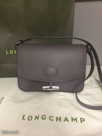 Sac Longchamp longchamp gris