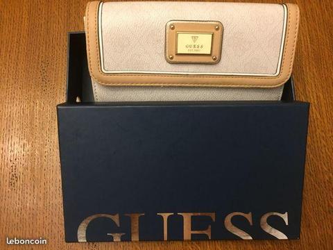 Portefeuille GUESS BEIGE