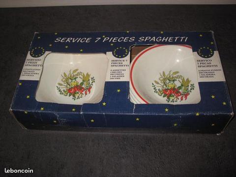 Service 7 pièces Spaghetti