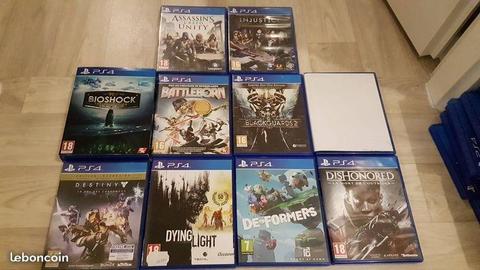 lot 1 ps4 bioshock dishonored dying light