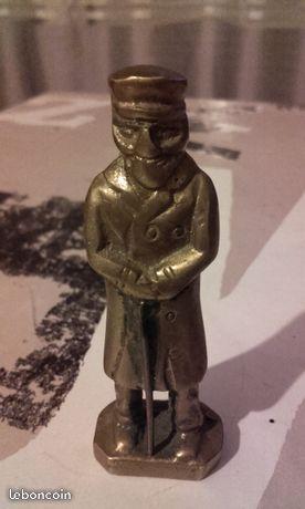 Figurine ancienne en cuivre marin ou capitaine