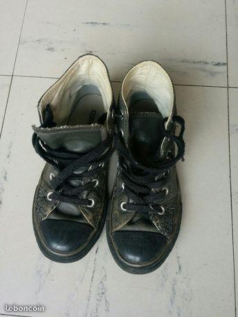 Baskets noir converse All Star fille(flyingapple)