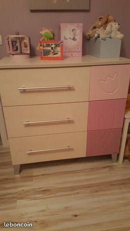 Armoire et commode fille