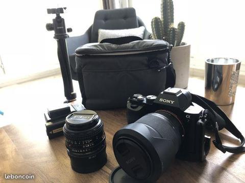 Sony A7 + Objectif 50mm F1.4 + accessoires