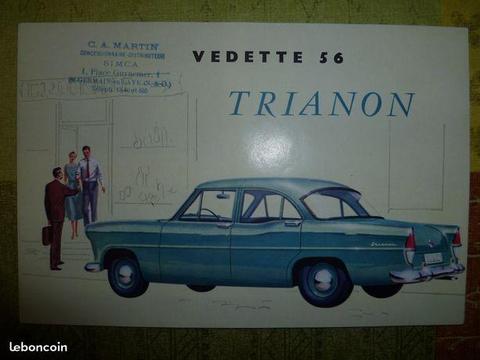 Simca Vedette Trianon modèle 56