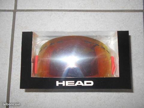 Masque de ski neuf HEAD solar FMR red