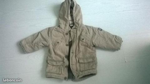 Manteau 18 mois petit bisous