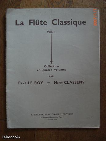 La flûte classique vol 1 R. le roy H Classens