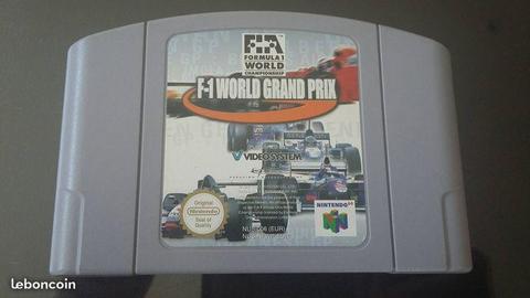 Jeu Nintendo 64 F1 Word Grand Prix