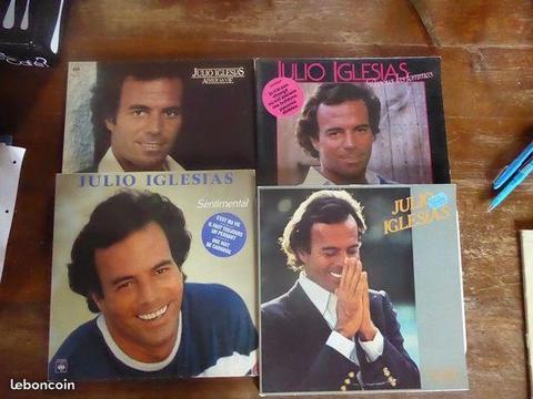 Lot de vinyles 33T Julio Iglesias