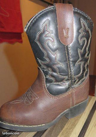 Belles bottes Santiags déguisement cowboy