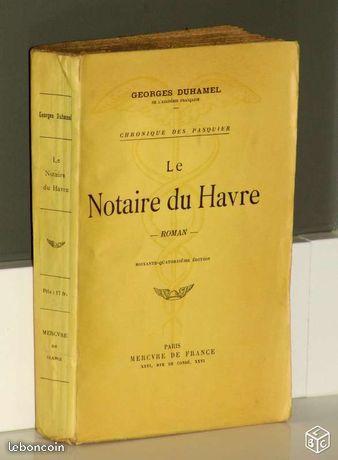 Le Notaire du Havre 1938 Mercure de France