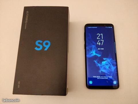 Samsung Galaxy S9 (Dual Sim) + boîte + facture