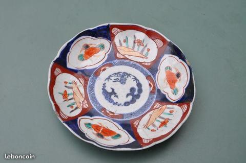 Ancienne assiette porcelaine japon - imari