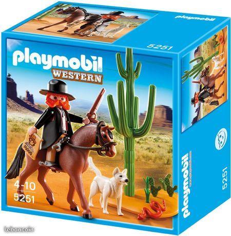 Playmobil 5251 western. Shérif à cheval. NyB