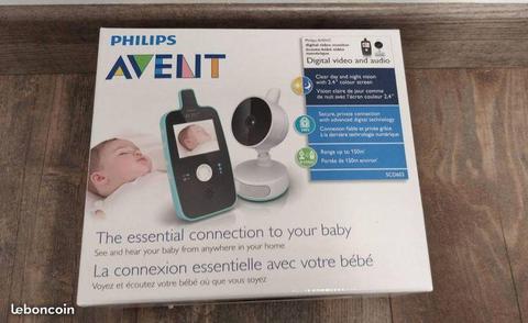 Écoute bébé video numérique Philips Avent