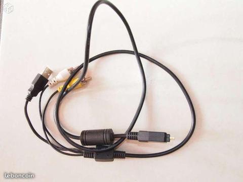 Câble HDC-1HD 14-pin vers USB 2.0 A/V (Neuf)