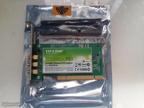 Adaptateur PCI Wifi N 300Mbps TP-LINK TL-WN951N