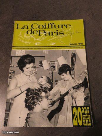 Revue 'La Coiffure de Paris' années 1960 à 1980