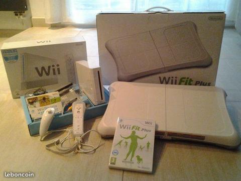 CONSOLE WII +Fit Balance Board+Accessoires-lol72
