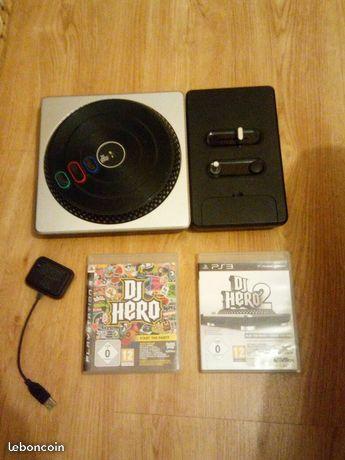 DJ Héro 1 et 2 PS3 + platine (rjohmar)