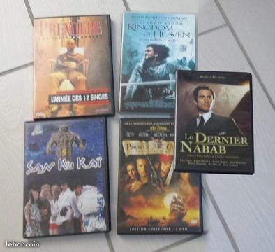 Lots de 5 DVD