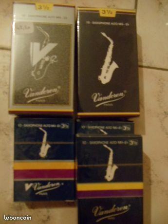 5 boites de anches vandoren saxophone alto 3,5