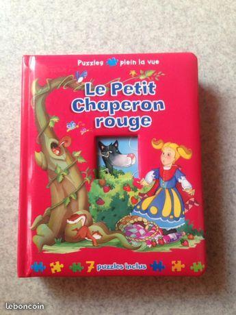 Livre PetitChaperonRouge + 7 puzzles 6 pièces