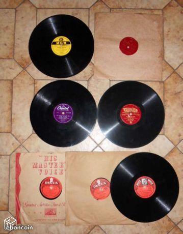 Disques vinyls vintage 78 tours Eldorado, Philips