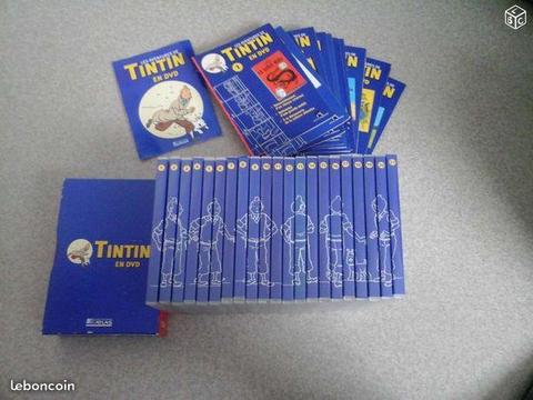 Lot de 21 DVD TINTIN +21 FASCICULES