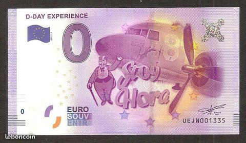 Billet souvenir 0 € D-DAY EXPERIENCE 2017