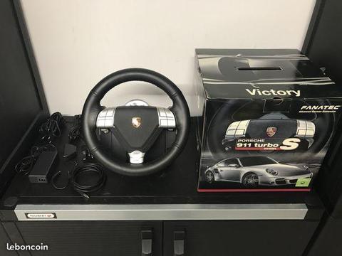 Volant Fanatec 911 Turbo S Wheel + pédalier + BV