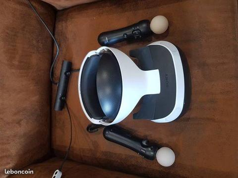 Playstation VR + caméra + jeux + PS move